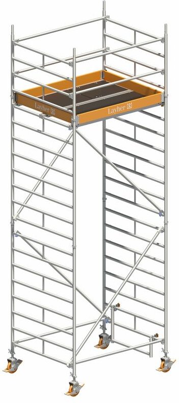 Layher Rollgerüst Uni Kompakt 6,20m AH (DIN EN 1004:2004)