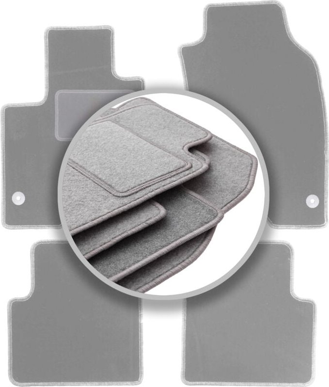 Graue Automatten für: Fiat Panda III Fließheck (2012-)