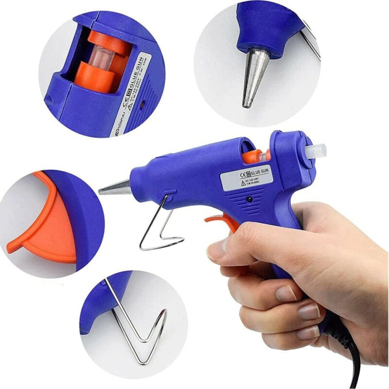 Thumbnail - Trade Shop Traesio - Trade Shop - elektrische incollar caldo colla 60W mit 5 termocolling stick prof -