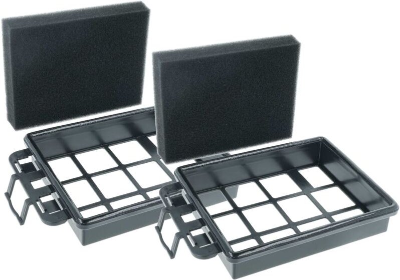vhbw 2x Staubsaugerfilter Ersatz für Zelmer 12006768, 519.0052, ZVCA355S, VC3300 Filter für Staubsauger - Schaumstofffil...