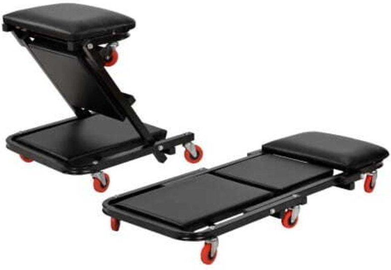 Werkstattliegestuhl, Sitzfläche KD378 klappbarer Liegestuhl