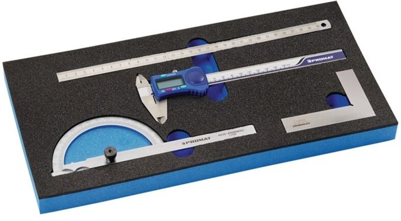 Werkzeugmodul 4-teilig 1/3-Modul Messchiebersatz