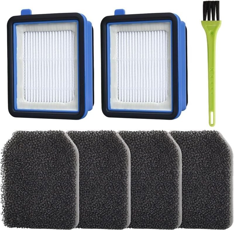 Thumbnail - Filter Zubehör für aeg QX7 QX6 QX8-2 Staubsauger, Ersatzfilter für aeg ASKW1 Filter mit 2 Vormotorfilter, 4 Hygienefilte...