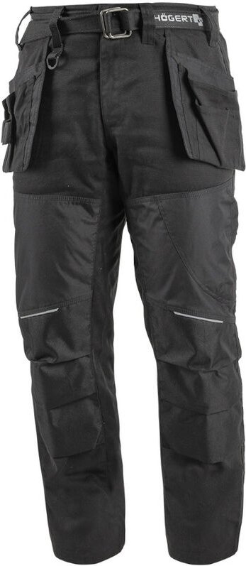 Högert Arbeitshose mit Werkzeugtaschen "Nekar" in Schwarz M
