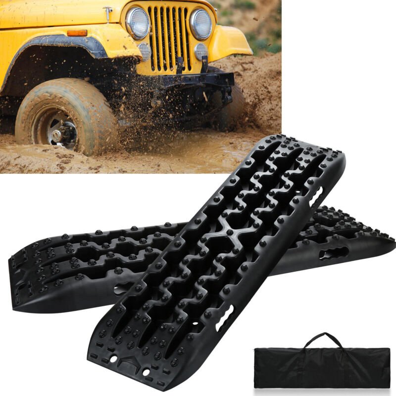 Tolletour - 2X Berge Boards Sandbleche Offroad Anfahrhilfe 10 Tonnen mit Aufbewahrstasche