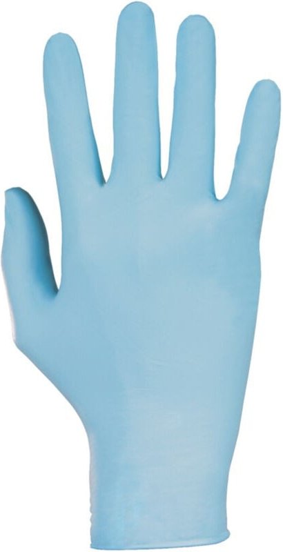 Einweghandschuhe Dermatril 740 Gr.11 blau Nitril en 374,EN 455 Kat.III