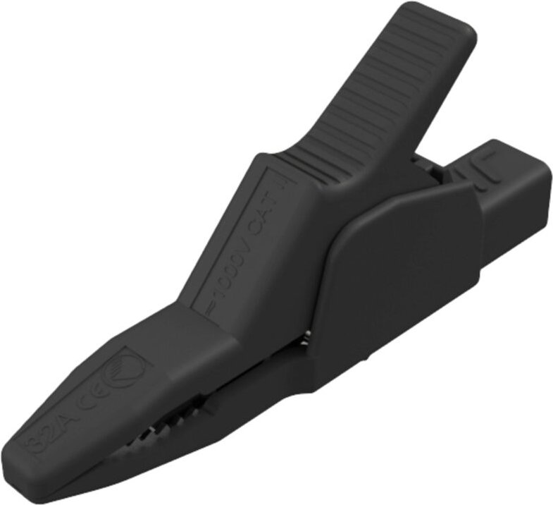 Ak 2 b 2540 i sw Sicherheits-Abgreifklemme Steckanschluss 4 mm cat ii 1000 v Schwarz - Sks Hirschmann