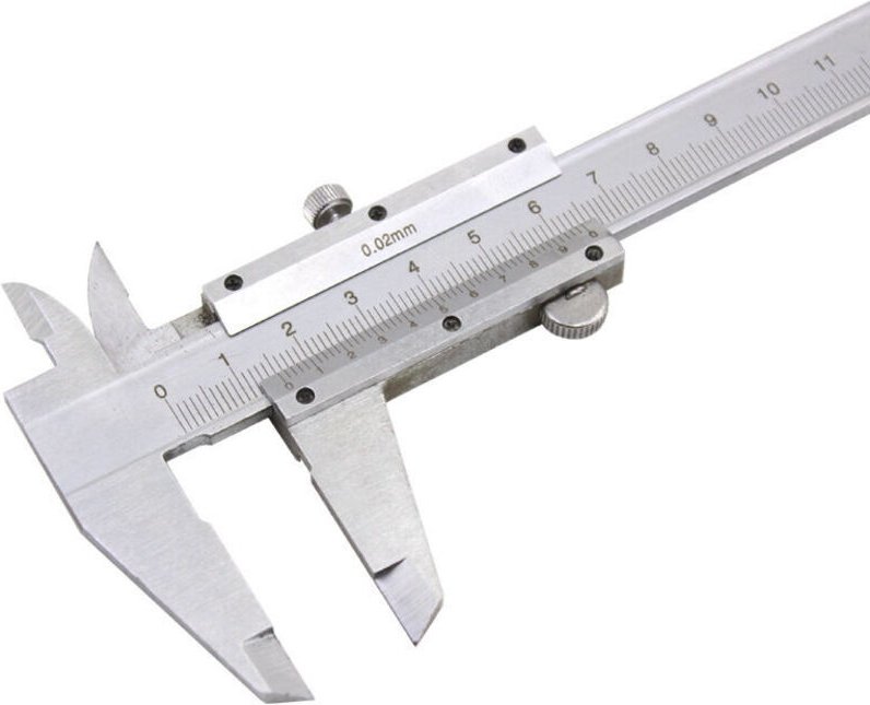 Odipie - Professioneller Messschieber aus Edelstahl, 150 mm, Präzisions-Digital-Messschieber aus Edelstahl, Mikrometer-W...