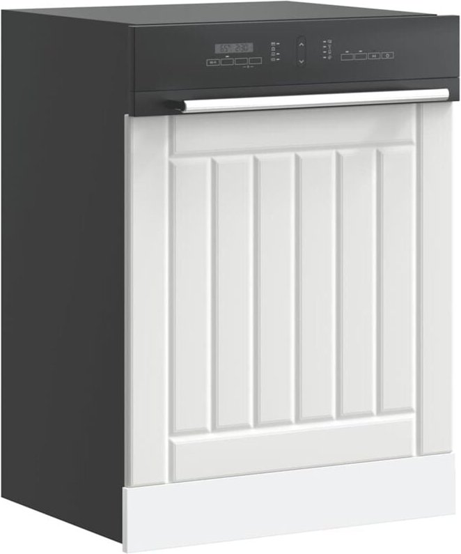 Geschirrspülerblende Lucca Weiß Holzwerkstoff Vidaxl