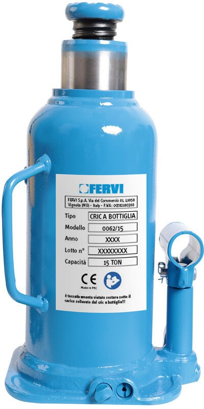 Fervi - wagenheber hydraulisch 15 ton stemelwagenheber stempelheber heber 0062/15