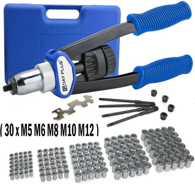 Nietmuttern M5-M12 Gewindenieten Zange , Handmutternpistolen-Kits im Tragekoffer