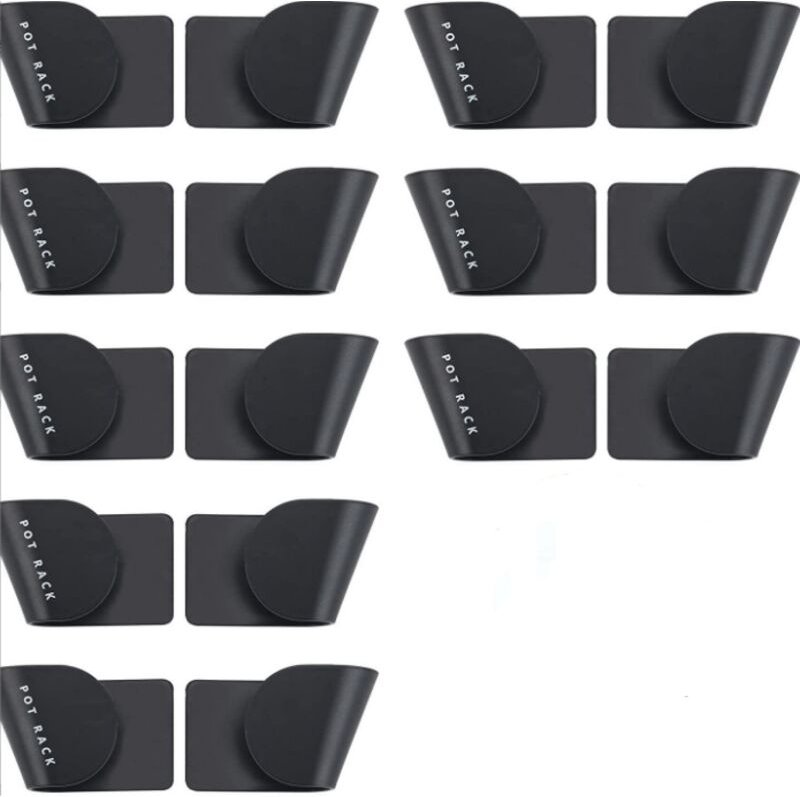 Set mit 8 Paar Stützwänden für Kasserollendeckel, Regale, für Porte d'Armoire, für Aufläufe und Poêles, für die Küche - ...