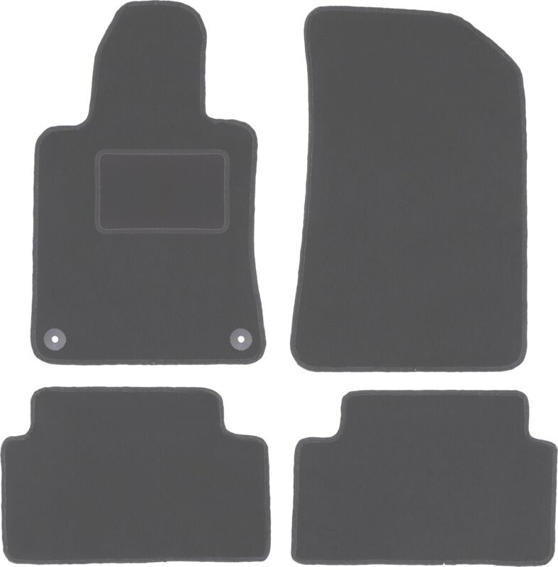 Graphit-Fußmatten für: Peugeot 508 I Limousine, Kombi, SW, RXH (2010-2018)