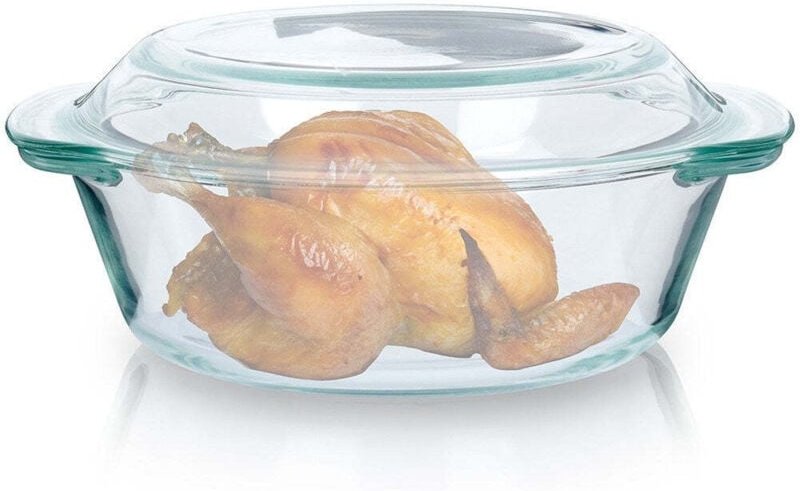 Round ovenproof form for baking and gratin