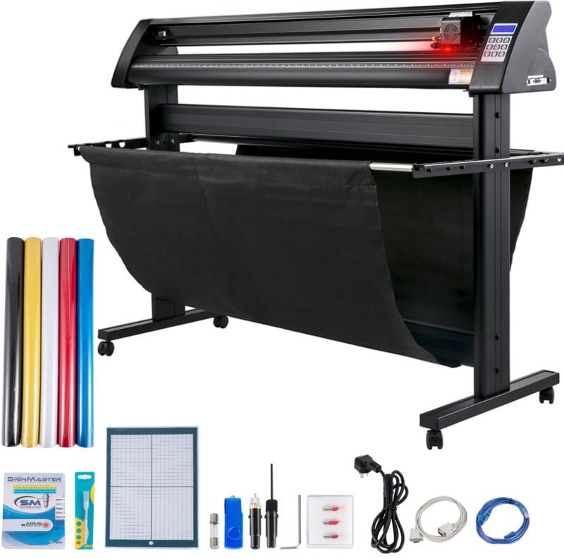 1350mm Vinyl Cutter, led Bildschirm Plotter, halbautomatisch mit eingebautem optischen Auge, kompatibel mit SignMaster f...