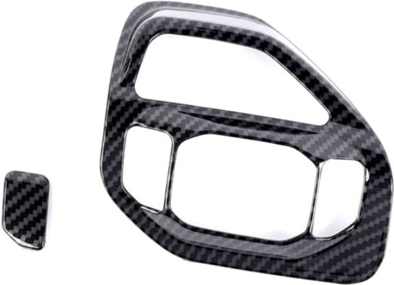 Konsolen-4WD-Fahrmodusschalter-Abdeckungsverkleidung für Ram 1500 2019-2024, Innenzubehör, ABS-Kohlefaser