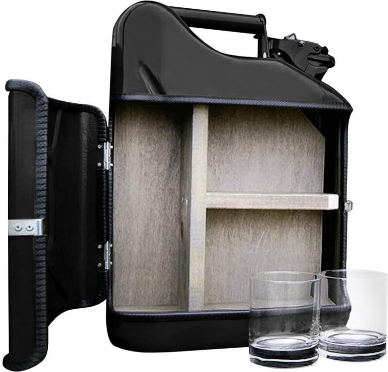 Whisky bar kanister 10 l - schwarz