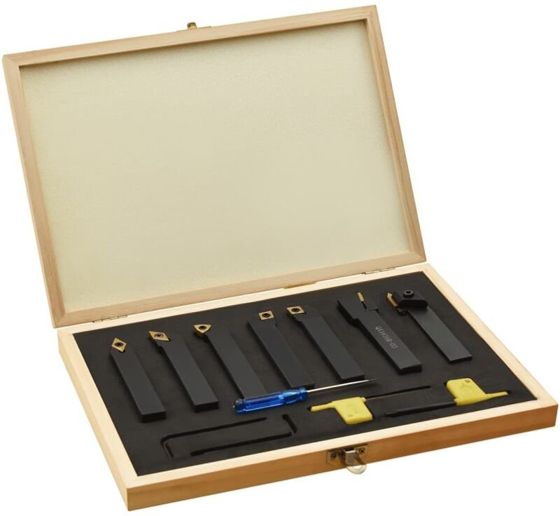 12-tlg. Drehmeißel-Set mit Wendeplatten 16x16 mm 100 mm Vidaxl