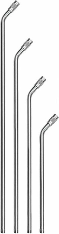 Verlängerungsrohr ohne Düse, gebogen 900 mm, Aluminium - Riegler