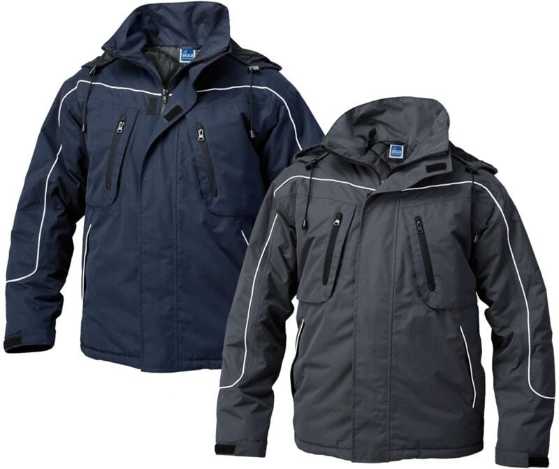 Stone Winterarbeitsjacke - l - Grau - Siggi