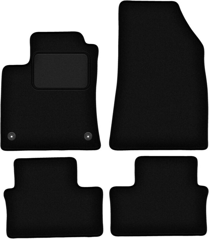 Schwarze Veloursmatten für: Renault Clio V Fließheck (2019-)