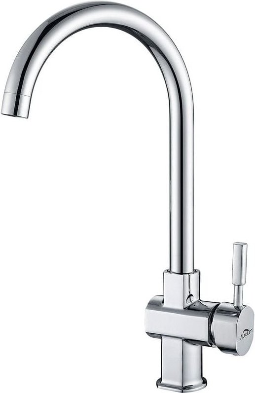 Aiperq - Küchenarmatur Spültischarmatur aus Edelstahl für Küche, Hochdruck wasserhahn küche mit 360° Schwenkbarer, Chrom