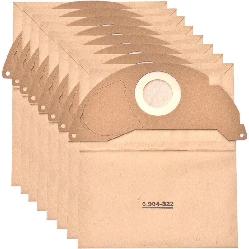 8 Stück 6.904-322.0 Staubsaugerbeutel für Kärcher