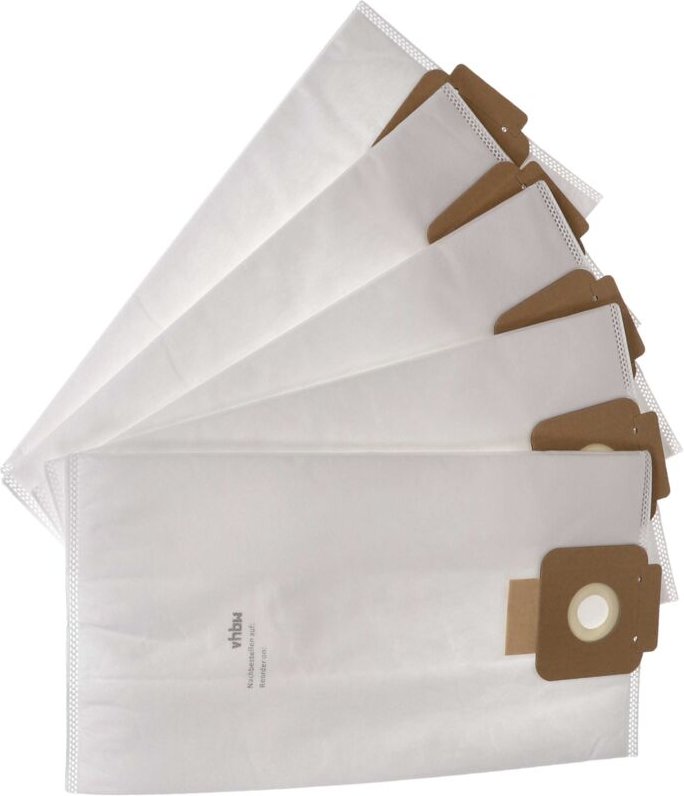 5x Staubsaugerbeutel kompatibel mit Sprintus era evo, pro, tec Staubsauger - Mikrovlies, 40,8cm x 22,8cm Weiss - Vhbw