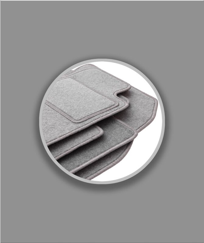 Graue Fußmatten für: Audi A6 C5 4.2L Limousine, Kombi, Avant (1997-2004)