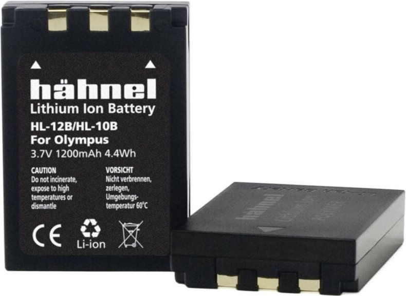 Boompods - Hähnel Fototechnik HL-12B Kamera-Akku ersetzt Original-Akku (Kamera) Li-10B, LI-11B, LI-12B 3.7 v 12