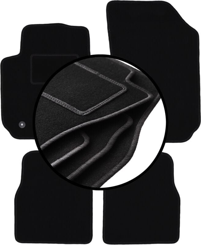 Komplettset Veloursmatten für: Citroen C4 Cactus Crossover (2014-2018)