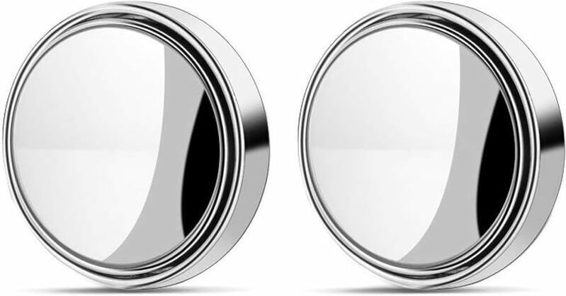 Weitwinkel-Rückspiegel, 2 Stück, HD-Auto-Rückspiegel, 360-Grad-Rundspiegel, Weitwinkel-verstellbarer Toter-Winkel-Spiege...