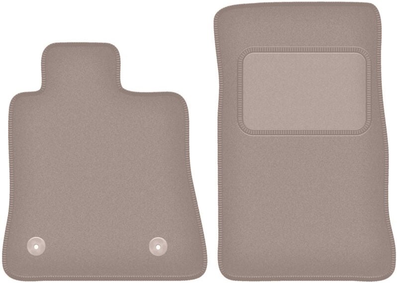 Beige Velours-Fußmatten für: Chevrolet Camaro VI Coupé (2015-2020)