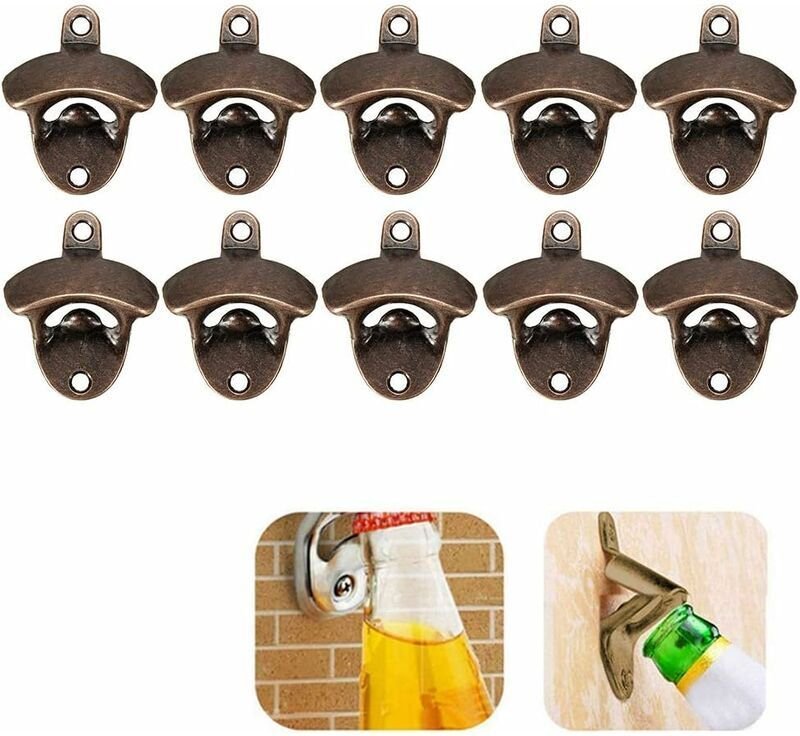 10 Stück Wandflaschenöffner Wandflaschenöffner