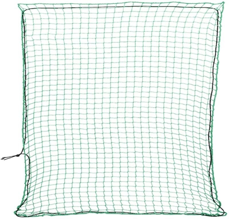 Anhängernetz mit Gummiseil Grün 3x3 m pp Vidaxl