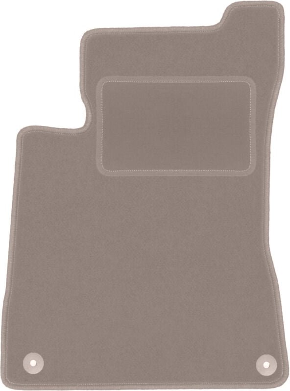 Beige Fahrermatte für: Mercedes B W247 Minivan (2018-)