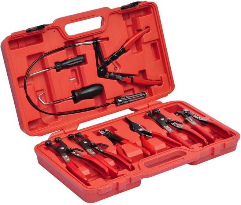 Trade Shop - KIT SET 9 ZANGEN FÜR KLEMMEN AUTOKLEMMEN MONTAGE DEMONTAGE AUTOKLEMMEN -