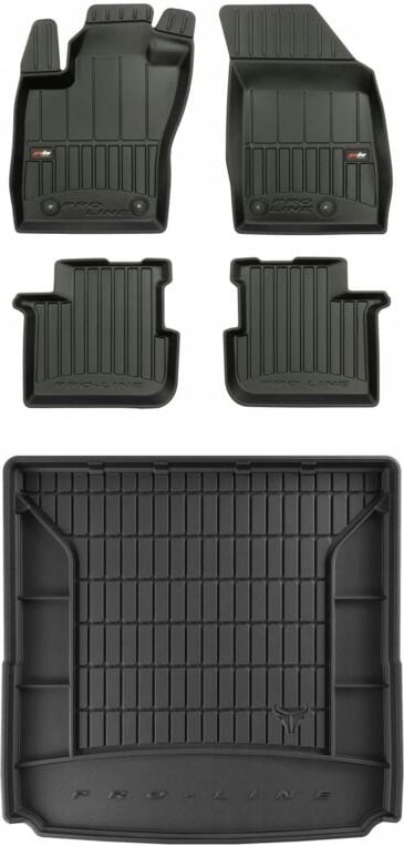 3D SET Gummimatten und Fußmatten Fiat Tipo Kombi ab 2016