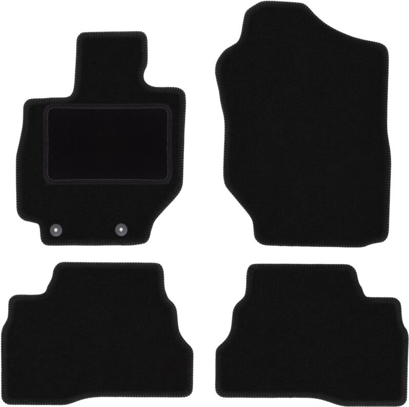 Schwarze Veloursmatten für: Suzuki Jimny II Offroad (2018-)