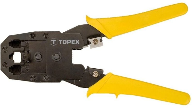 Topex - Crimpzange für Westernstecker 4P 6P 8P