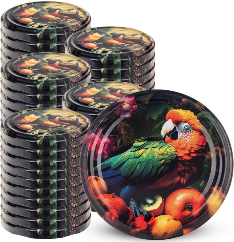 Deckel fi82 Packung 50 Stück Vögel 3 TO-82/6H/R - Kadax