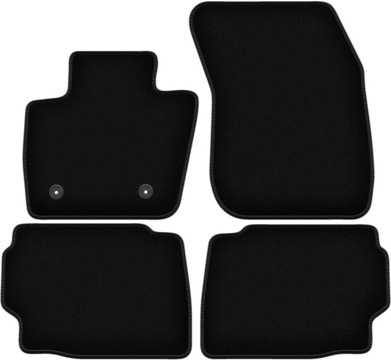 BASIC schwarze Veloursmatten für: Ford Mondeo MK5 Limousine, Kombi (2015-)
