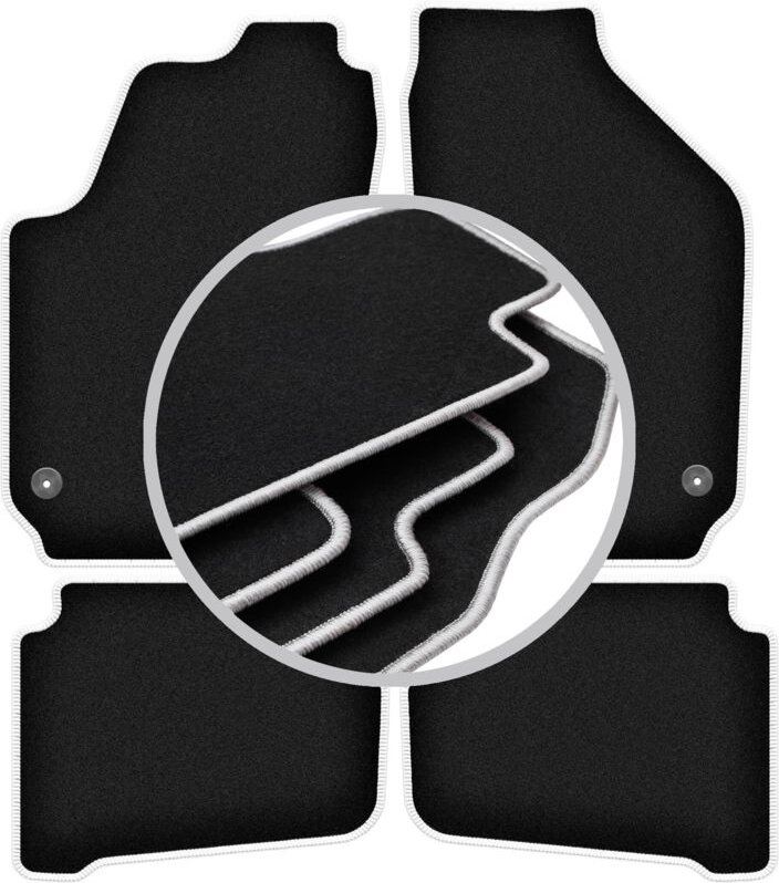 CARLUX-SILVER Autofußmatten für: Volkswagen Polo IV 9N Fließheck (2001-2009)