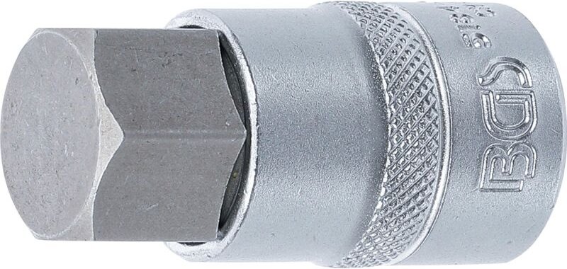 Bgs Technic - bgs - Bit-Einsatz Antrieb Innenvierkant 12,5 mm (1/2') Innensechskant 22 mm - 5184-H22