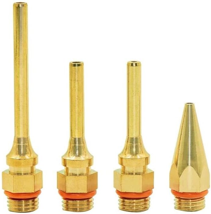 4er-Set Power-Klebepistolen mit Kupferdüsen für Heißklebepistolen – Kupferdüsen für Schmelzklebepistolen in voller Größe...