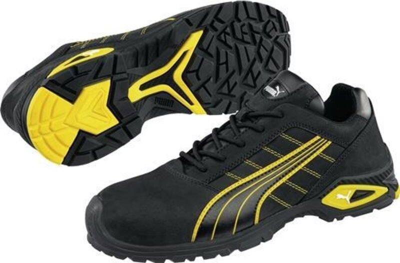 Puma Safety Shoes - puma Sicherheitsschuh Amsterdam Low Größe 40 schwarz / gelb - 64.271.0-40