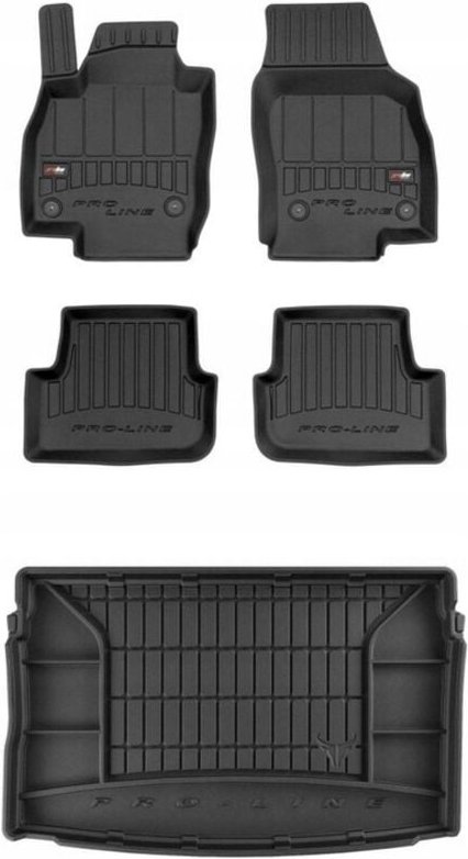 SET 3D Gummimatten Seat Ibiza 5 HB ab 2017-