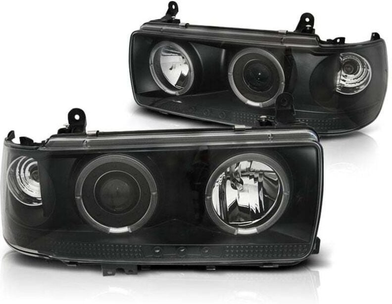 Viking Choice - Scheinwerfer Dual Halo Felgen toyota land cruiser fj 80 90-97 schwarz