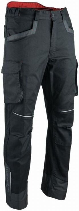 Runner Stretchhose Schwarz/Grau/Rot Größe 52 - FXWW1001E-52 - Facom