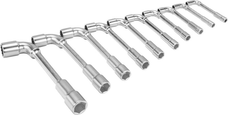 Bahco Metrischer, gekröpfter Doppelsteckschlüssel-Satz mit 12x6-Punkt-Dynamic-Drive-Profil - 11 Stück/Packung